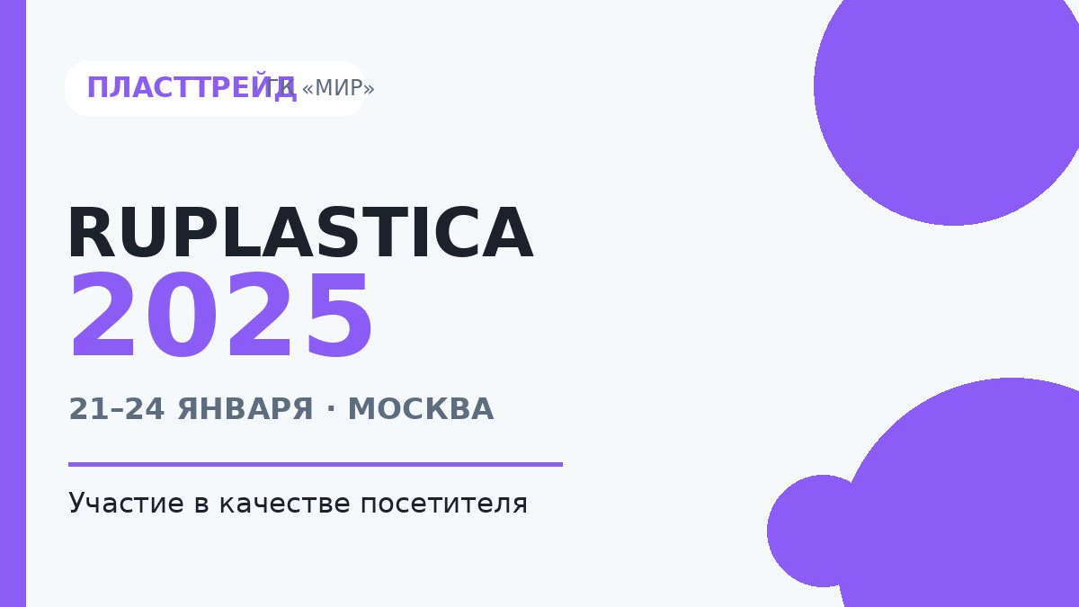 ГК «МИР» посетила выставку RUPLASTICA 2025